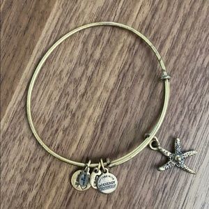 Starfish Alex and Ani Gold Bracelet